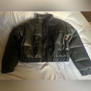 Haute Monde Black Button & Zipper Jacket